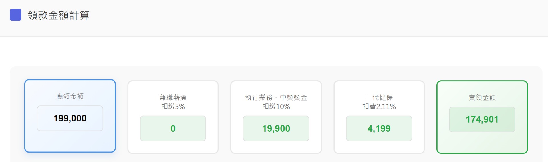 精準稅費自動試算